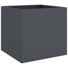 vidaXL Planter Anthracite 16.5"x15.7"x15.4" Steel