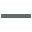 vidaXL Retractable Side Awning Anthracite 63"x393.7"