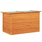 vidaXL Patio Storage Box 49.6"x28.3"x28.3" Wood