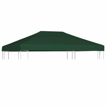 vidaXL Gazebo Top Cover 1 oz/ftÂ² 13.1'x9.8' Green