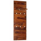 vidaXL Coat Rack Solid Acacia Wood 46.5"x15.7"