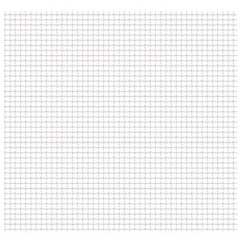 vidaXL Crimped Garden Wire Fence Stainless Steel 39.4"x33.5" 1.2"x1.2"x0.1"