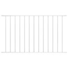 vidaXL Fence Panel Woerden Powder-coated Steel 1.7x1 m White