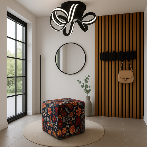 Design hall with a touch of elegance