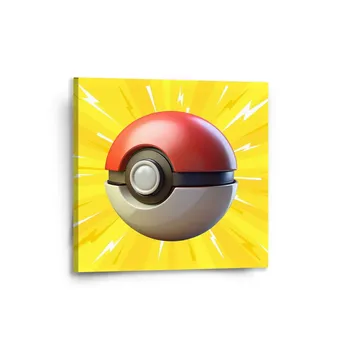 Sablio Obraz Pokemon ball Exploze - 50x50 cm