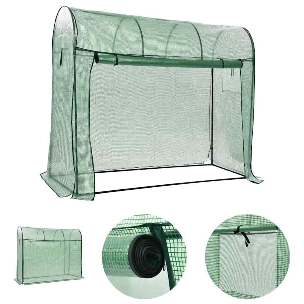 vidaXL Greenhouse with Zippered Door 200x80x170 cm