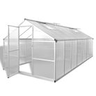 vidaXL Greenhouse Reinforced Aluminum 113.3 ftÂ²