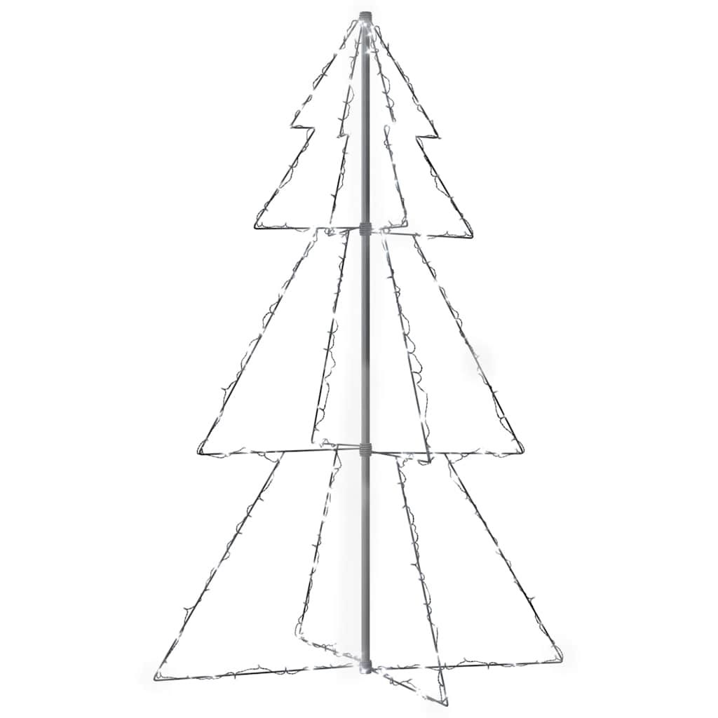 vidaXL Christmas Cone Tree 200 LEDs Indoor and Outdoor 3x5 ft