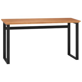 vidaXL Desk 47.2"x17.7"x29.5" Solid Wood Teak