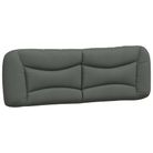 vidaXL Headboard Cushion "Hvar" Dark Gray 59.8" Fabric
