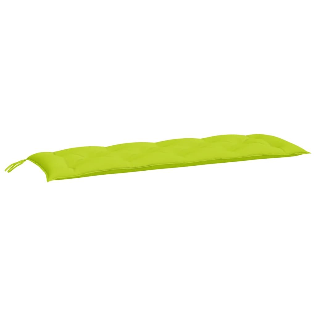 vidaXL Garden Bench Cushion Bright Green 59.1"x19.7"x2.8" Oxford Fabric