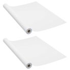 vidaXL Self-adhesive Furniture Films 2 pcs White 500x90 cm PVC