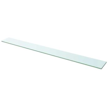 vidaXL Shelf Panel Glass Clear 110x12 cm