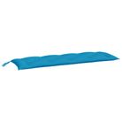 vidaXL Garden Bench Cushion Light Blue 150x50x7 cm Oxford Fabric