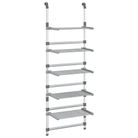 vidaXL 5-Tier Hanging Laundry Drying Rack Aluminum