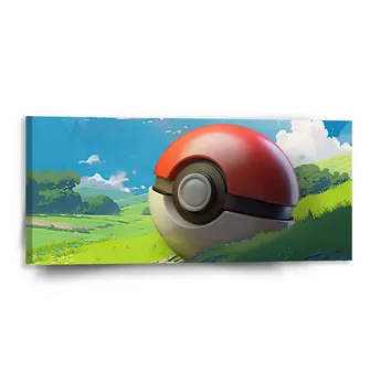 Sablio Obraz Pokemon ball Krajina - 110x50 cm