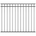 vidaXL Fence Panel ASSEN Steel 1.7x1.5 m Black