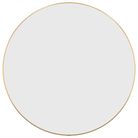 vidaXL Wall Mirror Gold Ã 23.6" Round