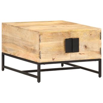 vidaXL Coffee Table 67x67x45 cm Solid Mango Wood