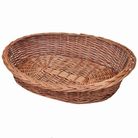 vidaXL Willow Dog Basket/Pet Bed Natural 35.4"