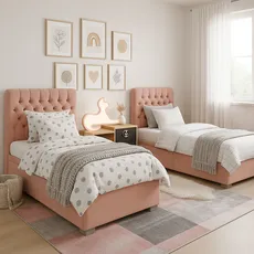 Scandinavian room for girls