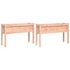 vidaXL Garden Planters 2 pcs with Legs Solid Wood Douglas