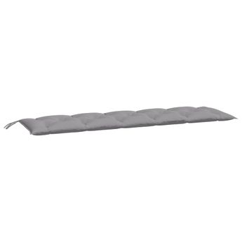 vidaXL Garden Bench Cushion Gray 70.9"x19.7"x2.8" Oxford Fabric