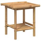 vidaXL Coffee Table 17.7"x17.7"x17.7" Bamboo