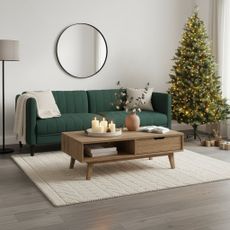 Modern Christmas Living Room Elegance