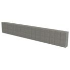 vidaXL Gabion Wall with Covers Galvanised Steel 900x50x150 cm