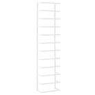 vidaXL Towel Rack White 24x12x96 cm Steel